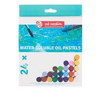Talens Art Creation Set de pastels à l'huile solubles dans l'eau de 24 couleurs | Pastels à mélanger à l'eau