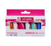Royal Talens Amsterdam - Set acrylique Art Creation Caribbean - 6 x 12 ml