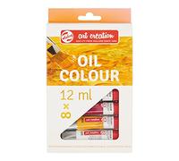 Talens Art Creation Set d'initiation à la peinture à l'huile avec 8 Couleurs (tubes de 12 ml) | Peinture pour adulte