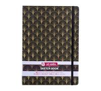Talens Art Creation Sketchbook - Art Deco - 21x29.7cm - 80 feuilles - 140g - Idéal pour le dessin et le journal intime