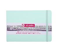 Talens Art Creation Sketchbook relié - 21x14.8cm Fresh Mint - 80 feuilles 140g/m² de papier sans acide - Idéal pour le dessin et le journal intime