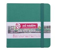 Royal Talens Carnet croquis 12 x 12 cm – 80 feuilles 140 g – Vert Forêt