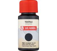 Talens Art Creation Textile Bouteille 50 ml, Noir Élégant 7001