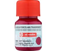 Talens Art Création Verre et Porcelaine Transparent Bouteille 30 ml Magenta Soft 3503