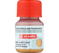Talens Art Création Verre et Porcelaine Transparent Bouteille 30 ml Or Précieux 8020