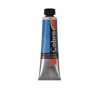 Talens Cobra wassermischbare Ölfarben, 40 ml, 535 Coelinblau Phthalo