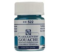 Talens Gouache extra fine - 16 ml Bleu turquoise 522 - Peinture mate à haut pigment