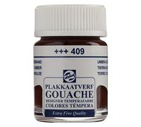 Talens Gouache Extra Fine Quality - 16 ml Terre d'ombre brûlée 409 - Peinture d'artiste professionnelle à haut pigment et finition mate