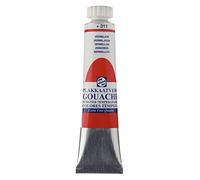 Talens Gouache Extra Fine Tube 20 ml Vermillon 311 - Peinture d'artiste à haut pigment et fini mat