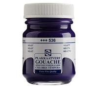 Talens Gouache extra fine - Violet 536 - Flacon de 50 ml - Finition mate très pigmentée
