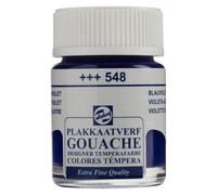 Talens Gouache Qualité Extra Fine - Flacon de 16 ml - Violet bleu 548 - Finition mate - Peinture hautement pigmentée pour artistes et designers