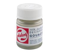 Talens Gouache Qualité Extra Fine - Gris chaud 718 - Flacon de 16 ml - Peinture mate hautement pigmentée