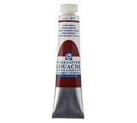 Talens Gouache Qualité Extra Fine - Terre de Sienne brûlée 411 - Finition mate très pigmentée - Tube de 20 ml