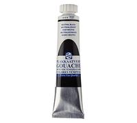 Talens Gouache Qualité Extra Fine - Tube 20 ml Noir neutre 737 - Peinture mate hautement pigmentée