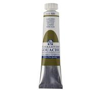 Talens Gouache Qualité Extra Fine - Tube de peinture 20 ml - Vert olive 620 - Finition mate très pigmentée