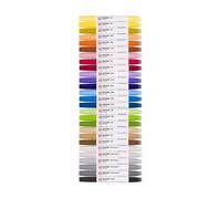 Talens Pantone Lot de 27 marqueurs à double pointe avec pointe pinceau et pointe biseautée, encre pigmentée à base d'eau, couleurs Pantone