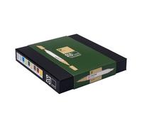 Talens | Pantone Lot de 9 marqueurs Nature | Stylos à double pointe avec pointe pinceau et pointe biseautée | Encre pigmentée à base d'eau dans des couleurs Pantone