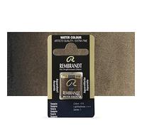 Talens : Rembrandt Watercolour Paint : Half Pan Sepia