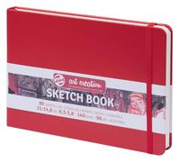 Royal Talens – Carnet croquis 21 x 14,8 cm, 80 feuilles, 140 g/m², rouge