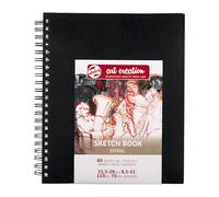 Talens Schetsboek, 80 vellen met spiraalbinding, 110 g/m², 21,5 x 28 cm