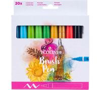 Talens - Stylo pinceau Ecoline, boîte de 20, assorti