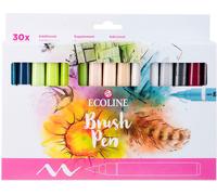 Talens - Stylo pinceau Ecoline, boîte de 30, set Additional