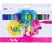 Talens - Stylo pinceau Ecoline, coffret de 30, set Primary