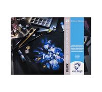 Bloc De Papier Aquarelle Van Gogh 10,5 X 14,8cm 360g 25 Feuilles Noires