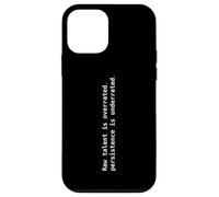 Talent Brut vs persistance. Citation de Motivation Coque pour iPhone 12 Mini
