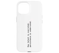 Talent Brut vs persistance. Citation de Motivation Coque pour iPhone 15