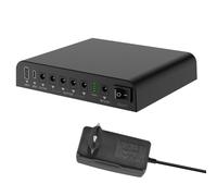 TalentCell Mini alimentation sans interruption 12/9/5 V batterie lithium-ion rechargeable 98 Wh 27 000 mAh pour modem, routeur, bandes lumineuses LED, caméras CCTV