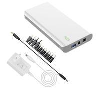 Talentcell NB7101 Batterie lithium-ion rechargeable 17500 mAh 64,75 Wh avec sortie CC 24/19/5 V pour ordinateur portable, smartphone, appareil photo et plus encore