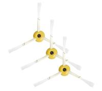 TALENTEC home | 3X Brosse latérale et vis de Remplacement, Compatible avec iRobot aspirateur. pour Roomba 800 et 900 | Couleur Jaune et Blanc
