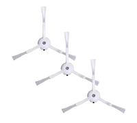 TALENTEC home | 3X Brosse latérale et vis de Remplacement, Compatible avec l'aspirateur Robot Xiaomi 1S, S50, S51, T7, T7+, T7S, T7S+ / Roborock S5, S5 Max, S6, S6 Max, S7, S8 | Couleur Blanc