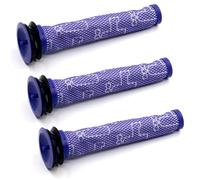TALENTEC home : 3x Filtre d'aspirateur HEPA de remplacement compatible avec les aspirateurs Dyson V6, V7, V8, DC58, DC59, DC61, DC62, DC74 : Ref. DY-965661-01 : Violet & Blanc