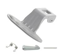 TALENTEC home - Kit complet poignée de porte de lave-linge compatible avec LG | Réf. MEB61841201 | Plastique ABS | Couleur gris | Liste des modèles compatibles | 1 unité