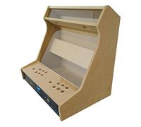 TALENTEC Kit bartop de 24” en Bois MDF + méthacrylate pour Jeux d'arcade. Trous de 30 mm pour joysticks et Boutons.