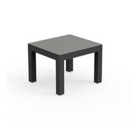 TALENTI table basse d'extérieur TOUCH Collezione PiùTrentanove (Charcoal - Aluminium peint et verre)
