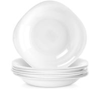 Talerz obiadowy głęboki szklany LUNA 21 cm, 500 ml 6 szt.
