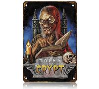 Tales From The Crypt Horror Poster en métal Décoration murale vintage 30,5 x 20,3 cm - 2