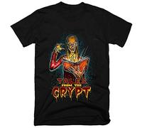 Tales from The Crypt T Shirt Graphic Printed Top Tee for Men Black L