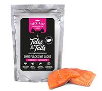 Tales & Tails® - Nourriture Humide pour Chiens - 100% Saumon islandais - Nourriture pour Chien sans céréales, Naturelle, Riche en nutriments, sans Sucre - Nourriture Humide pour Chien « sans Lin avec
