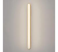 TaleTre Applique Murale LED en Bois du Milieu du siècle - Éclairage Industriel Vintage pour Chambre à Coucher, Salon, Salle de Bain et Couloir (Couleur Noyer, 100 cm)(Wood Color,80cm)