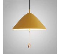 TaleTre Lampe à suspension de couleur mate Macaron for lampe de foyer avec interrupteur à tirette Lampe à suspension en forme de parapluie for lustre de cuisine éclairage sur plafonnier d'îlot(Color:A