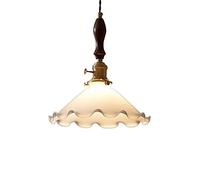 TaleTre Luminaire Suspendu élégant en Verre rétro E27 - Plafonnier élégant pour Salon, Salle à Manger et espaces loft