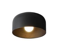 TaleTre Plafonnier industriel rustique noir semi-encastré pour, chambre à coucher et couloir(Dark)