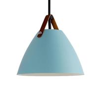 TaleTre Plafonnier Macaron Nordique coloré - Suspendue E27 élégante pour, Chambre à Coucher et Salon (Gris, 36 cm et Vert, 36 cm)(Blue,27cm)