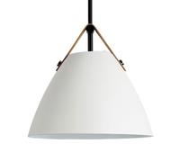 TaleTre Suspension de Plafond Macaron Nordique colorée - Suspendue E27 élégante pour, Chambre à Coucher et Salon (Gris, 36 cm)(White,36cm)