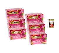 talian Gourmet Infusion Cerise Cannelle - 6 x 20 Sachets 2 g - 120 Sachets - Tisane Fruitée Épicée Sans Caféine - Format Économique Familial - Italian Gourmet Polpa 400g