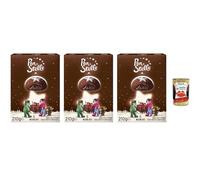 talian Gourmet Pan di Stelle Mooncake 3 x 210 g - Gâteaux Italiens au Cacao Fourrés à la Crème Chocolat - Petit Déjeuner & Goûter + Polpa de Tomates Italiennes 400 g